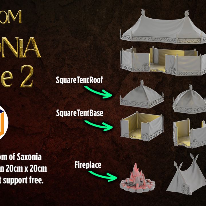 Warcamp ~ Kingdom of Saxonia: Volume 2 Herr der Ringe Fantasy Tabletop Gelände Conquest Creations