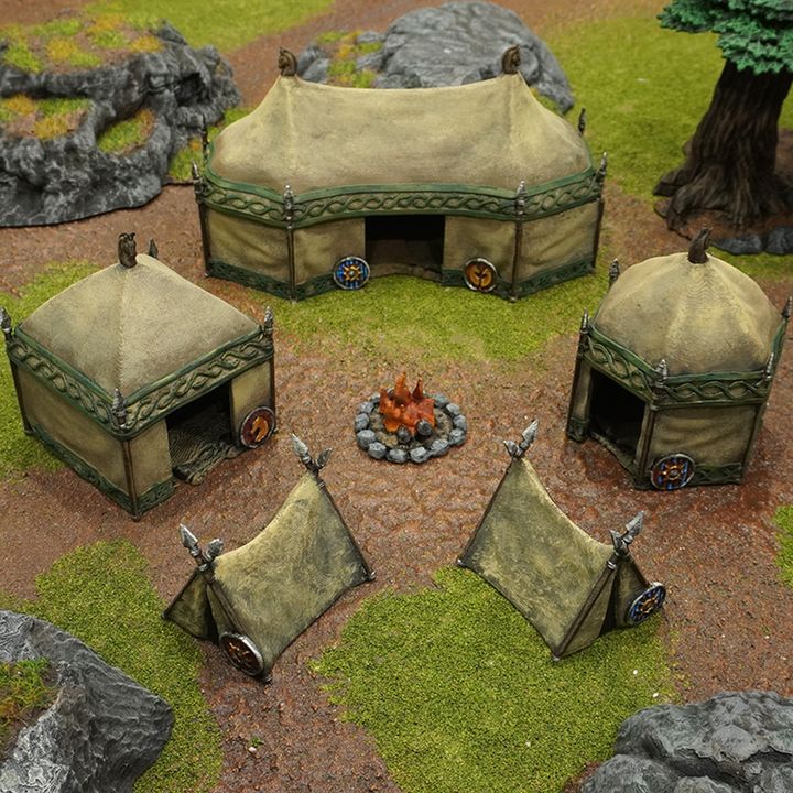 Warcamp ~ Kingdom of Saxonia: Volume 2 Herr der Ringe Fantasy Tabletop Gelände Conquest Creations