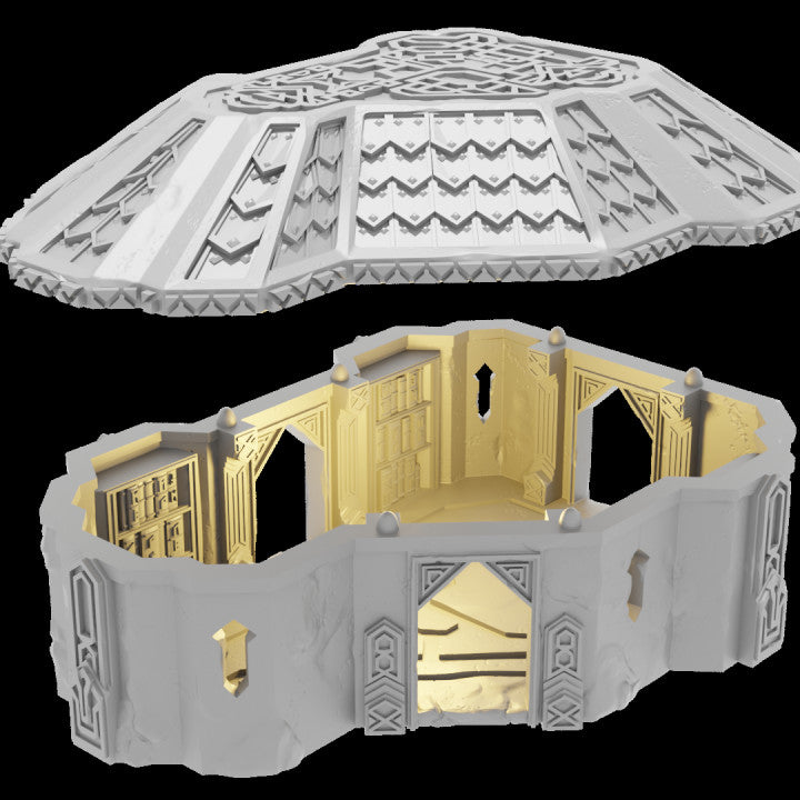 Kingdom of Durak Deep Scholars House Conquest Creations Mittelerde Tabletop Gelände