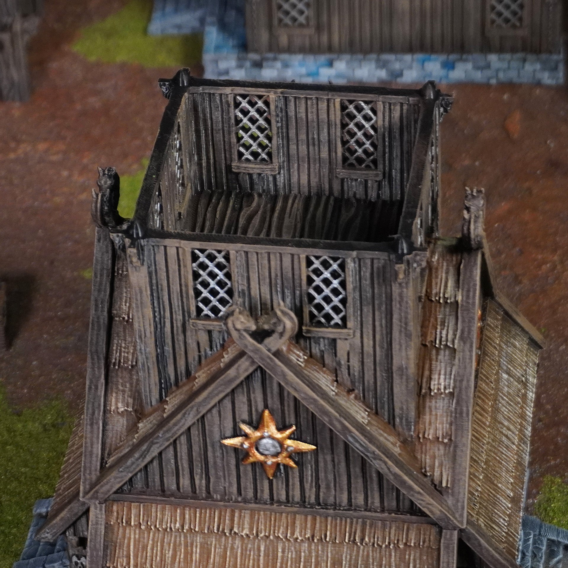 Rohan Kaserne | Kingdom of Saxonia  Volume 2 | 28mm Tabletop Gelände | Conquest Creations