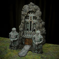 Dwarven Gate  | Herr der  Ringe  Tabletop  MESBG   | 28mm Fantasy  Gelände | Conquest Creations