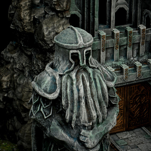 Dwarven Gate  | Herr der  Ringe  Tabletop  MESBG   | 28mm Fantasy  Gelände | Conquest Creations