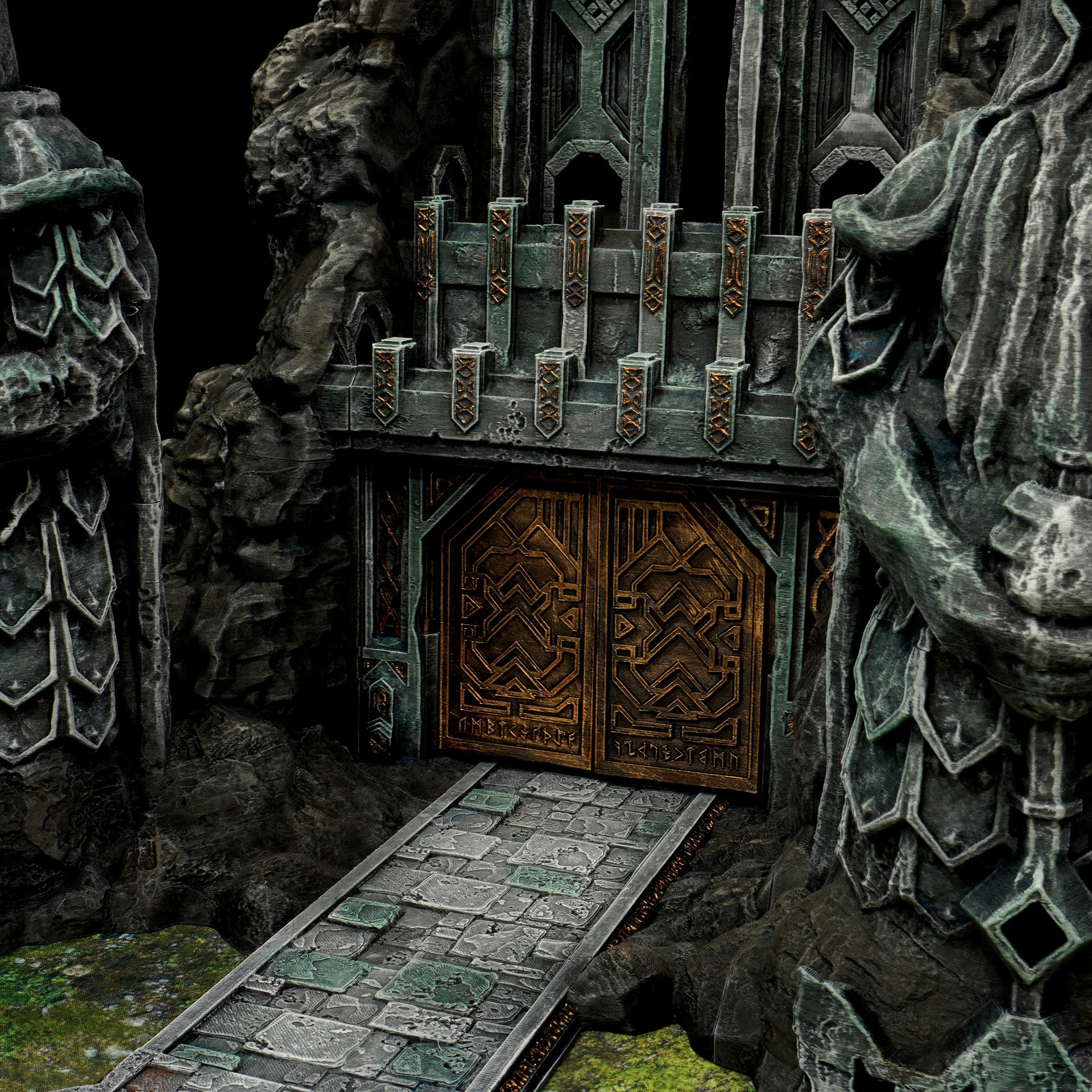 Dwarven Gate  | Herr der  Ringe  Tabletop  MESBG   | 28mm Fantasy  Gelände | Conquest Creations