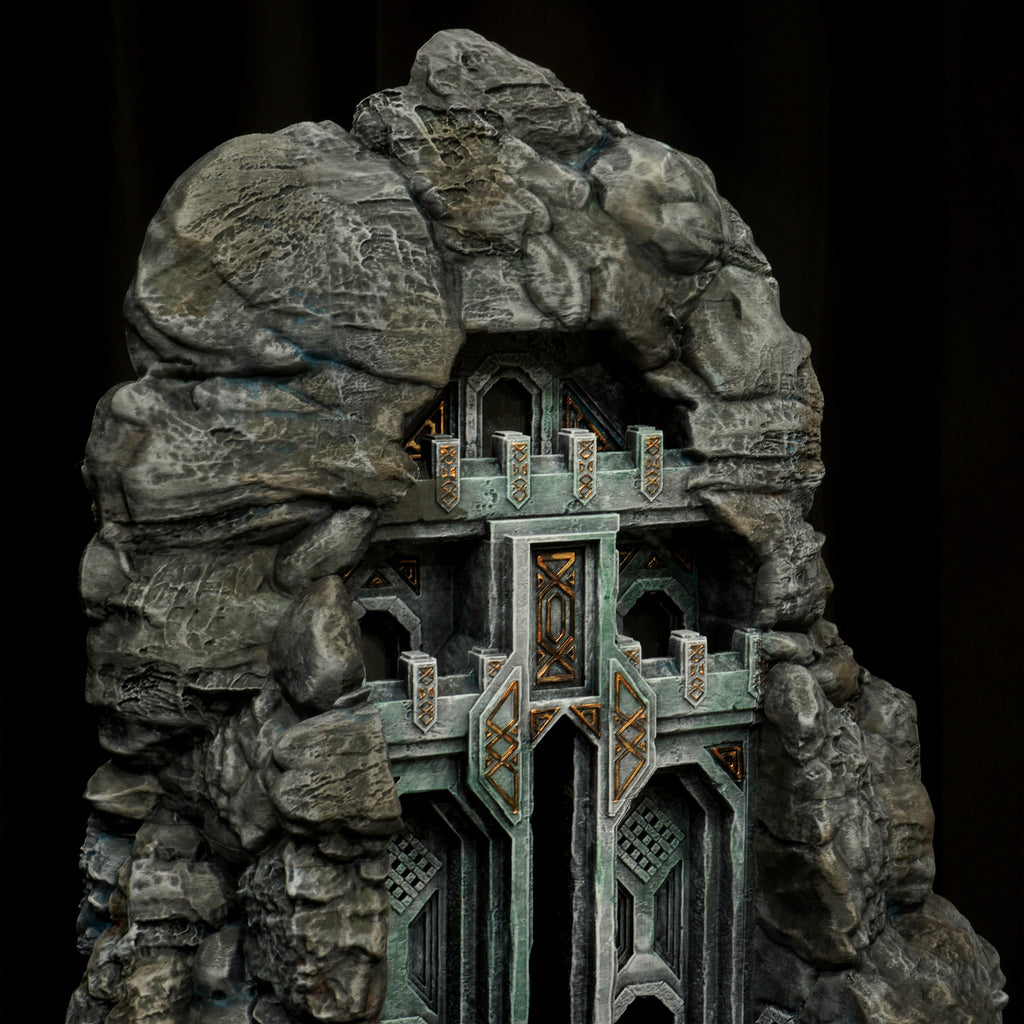 Dwarven Gate  | Herr der  Ringe  Tabletop  MESBG   | 28mm Fantasy  Gelände | Conquest Creations