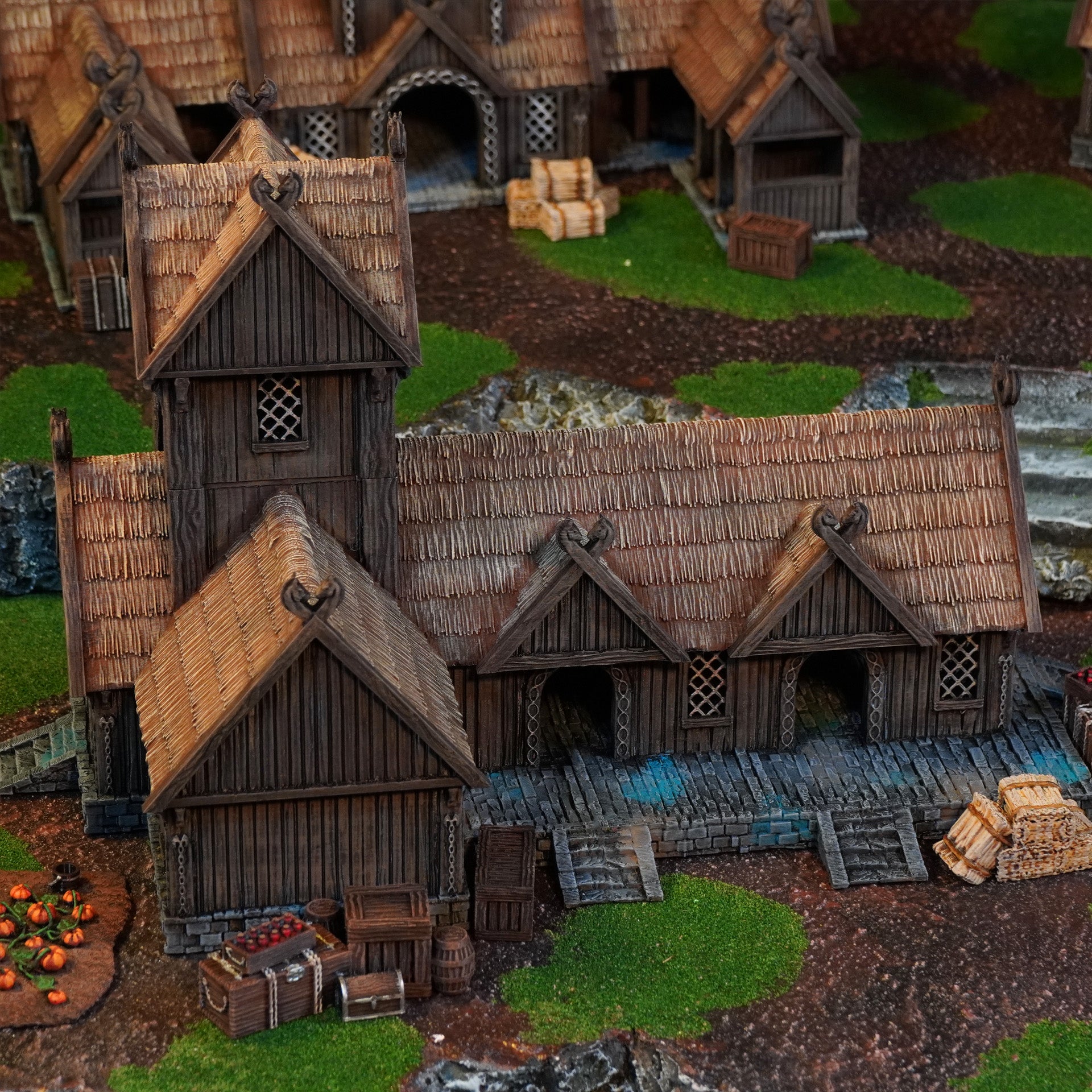 Rohan Inn House | Kingdom of Saxonia  Volume 2 | 28mm Tabletop Gelände | Conquest Creations