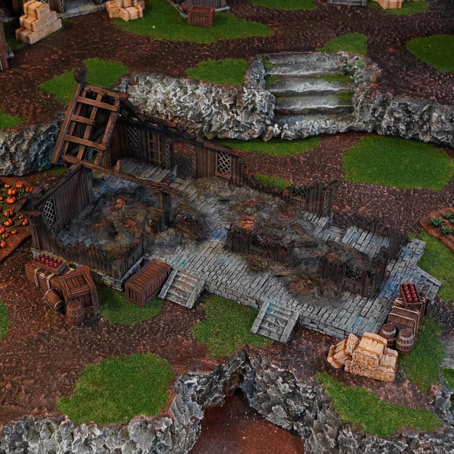 Rohan Inn House | Kingdom of Saxonia  Volume 2 | 28mm Tabletop Gelände | Conquest Creations