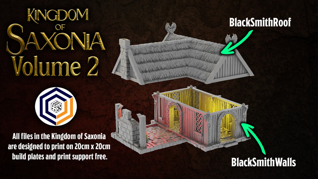 Kingdom of Saxonia Schmiede Conquest Creations Mittelerde Tabletop Gelände