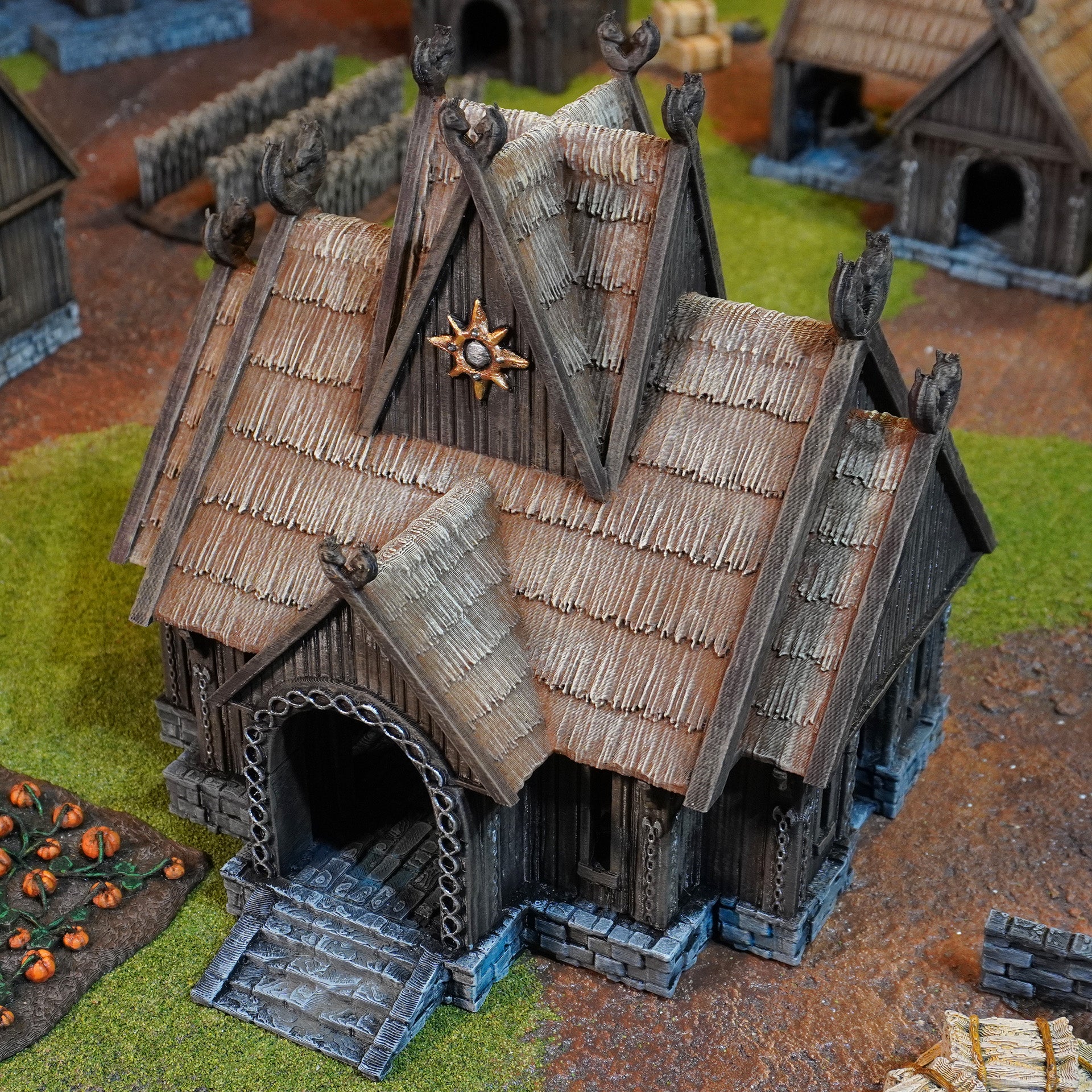 Rohan Meadhall | Kingdom of Saxonia  Volume 2 | 28mm Tabletop Gelände | Conquest Creations
