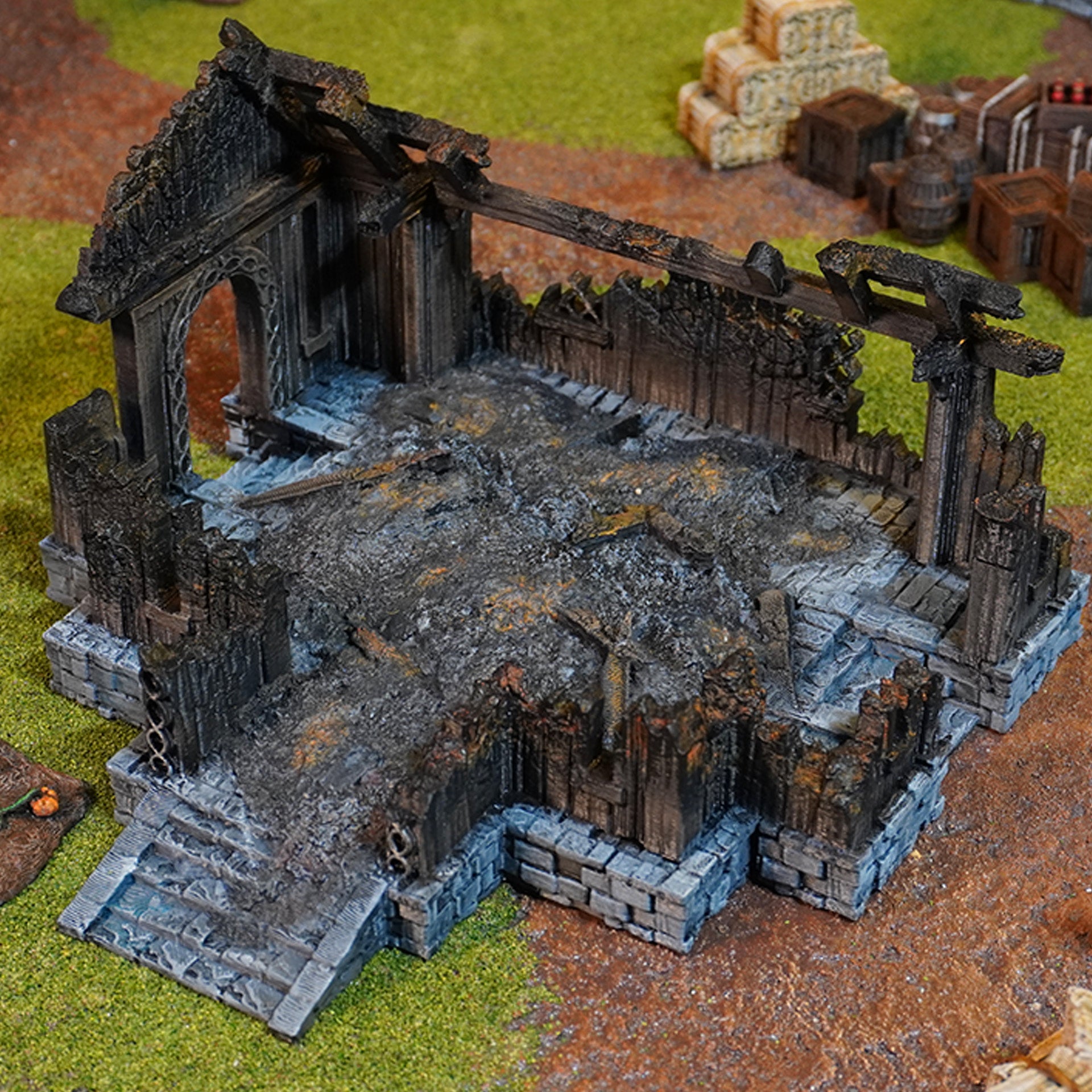 Rohan Meadhall | Kingdom of Saxonia  Volume 2 | 28mm Tabletop Gelände | Conquest Creations