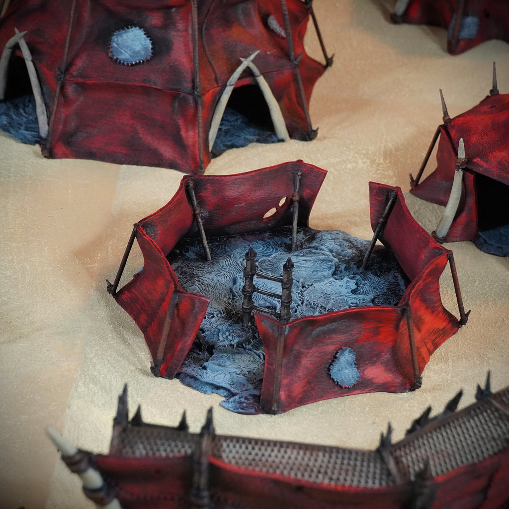 Nomad Kings- Conquest Creations - ChieftainHut Mittelerde - Fantasy 28mm Tabletop Gelände