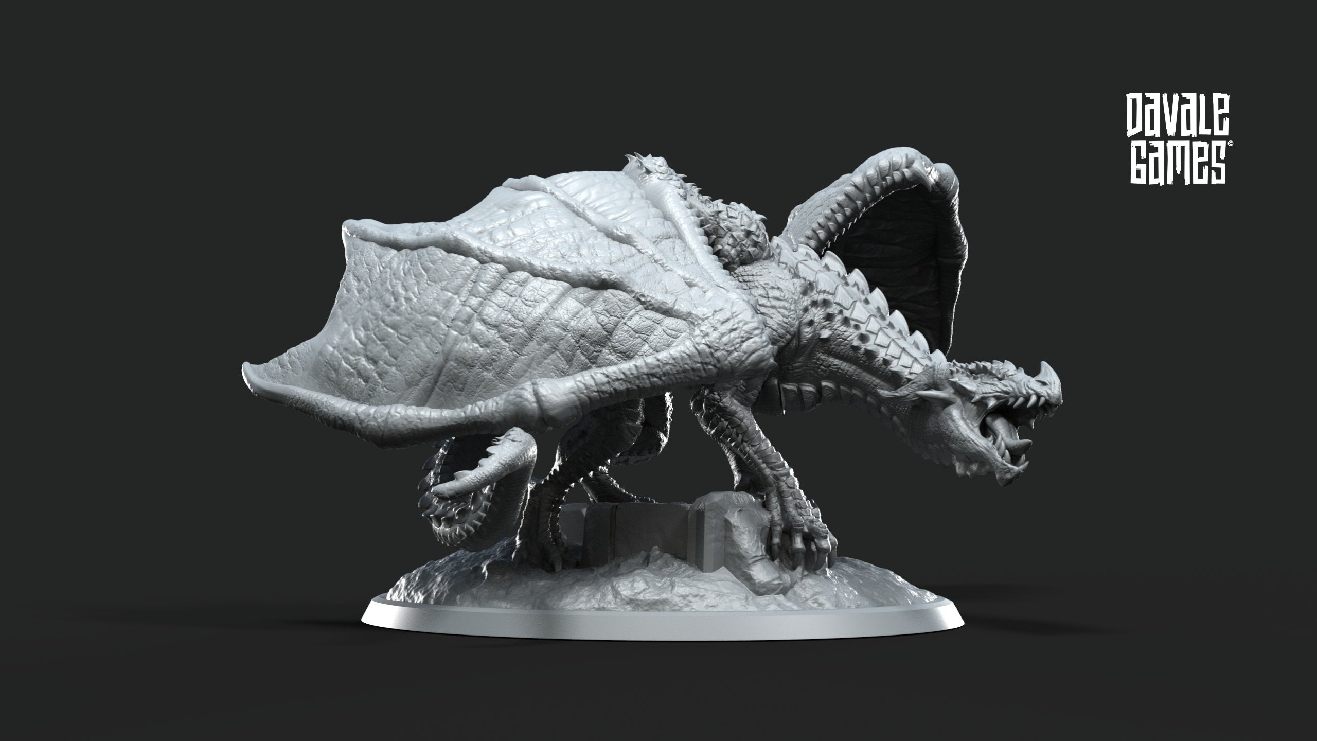 Old Dragon | Dead City | Fantasy - Davale Games - Herr der Ringe - Tabletop Miniaturen - 28mm