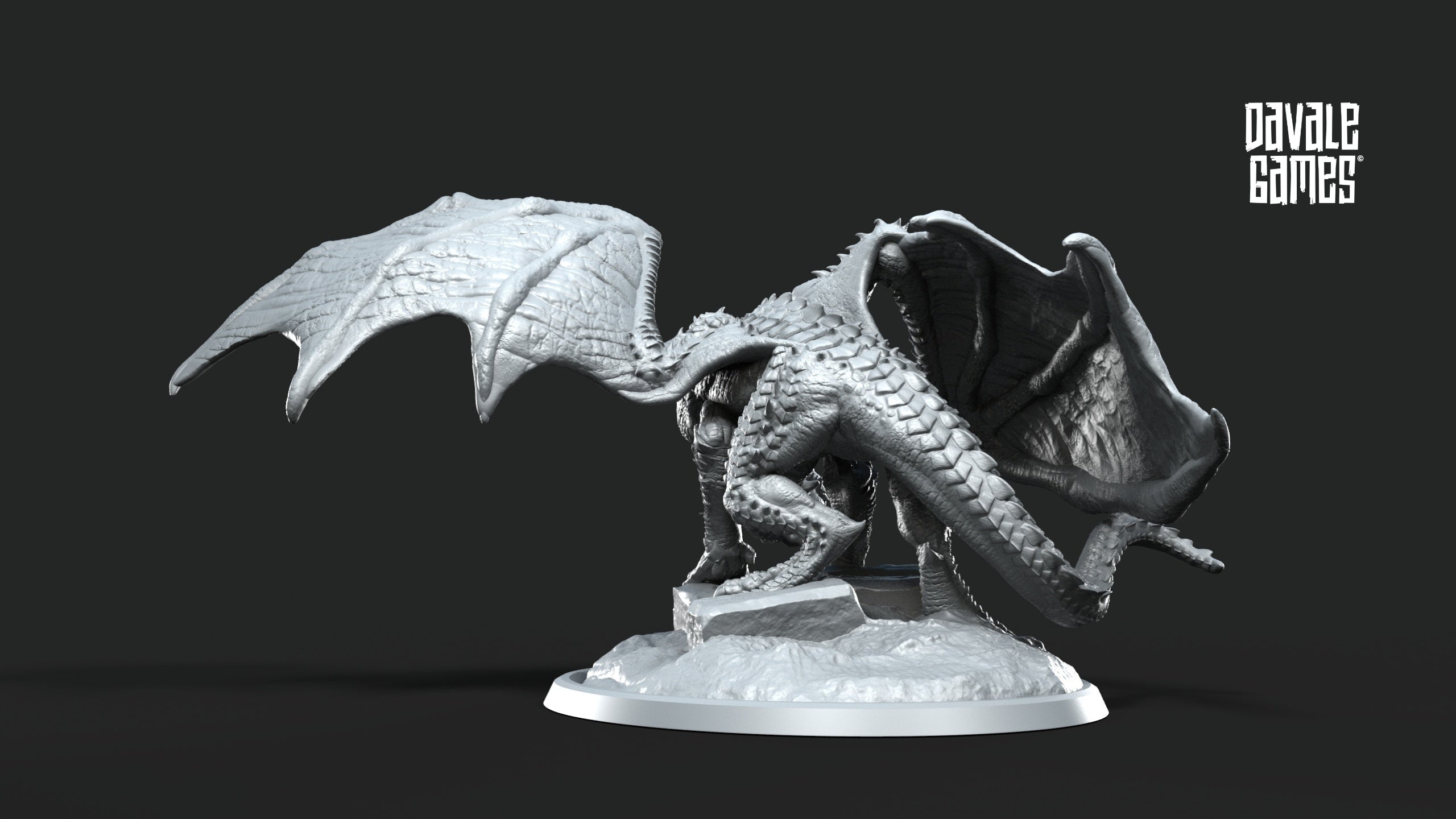 Old Dragon | Dead City | Fantasy - Davale Games - Herr der Ringe - Tabletop Miniaturen - 28mm