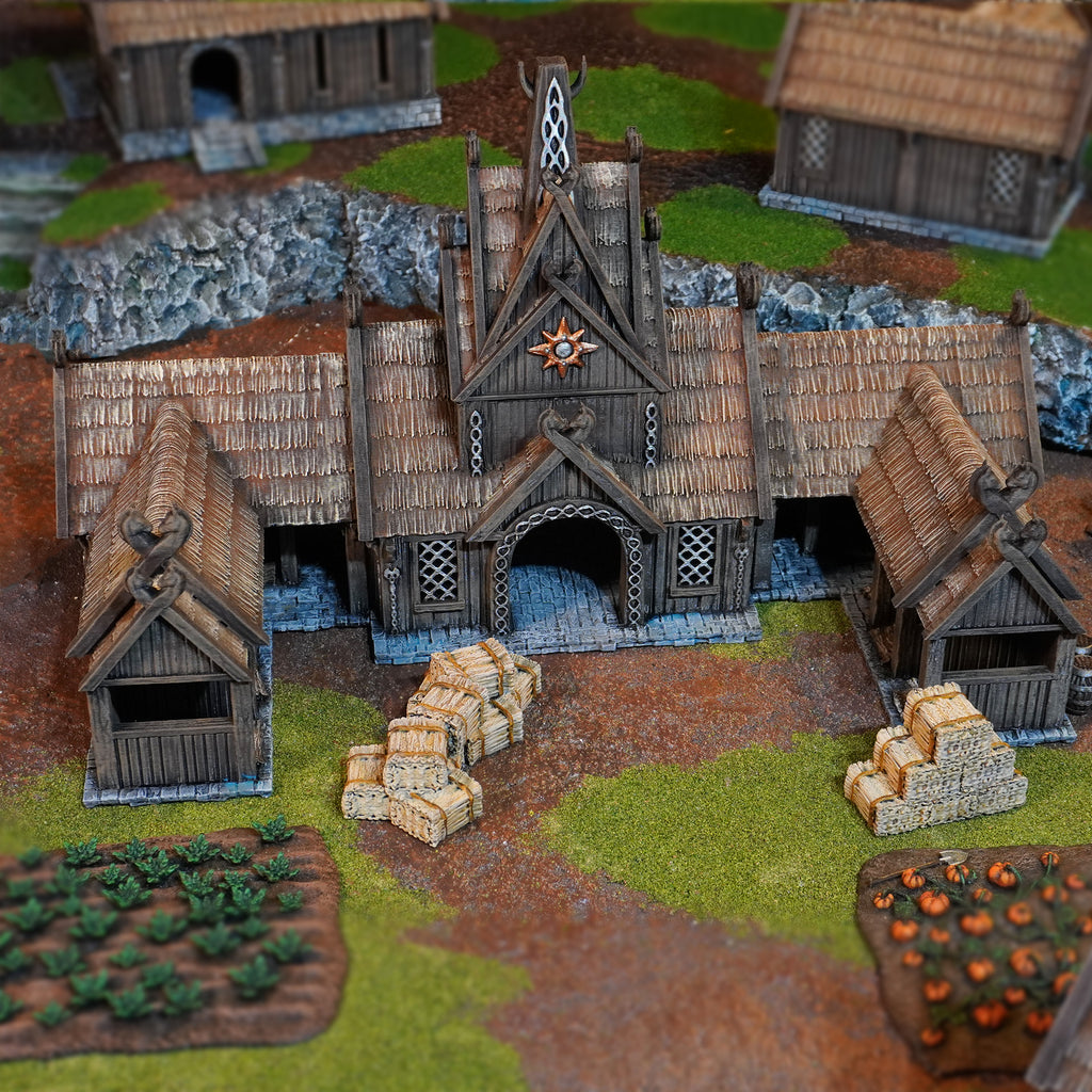 Royaume de Saxe Stable Conquest Creations Mittelerde Tabletop Gelände