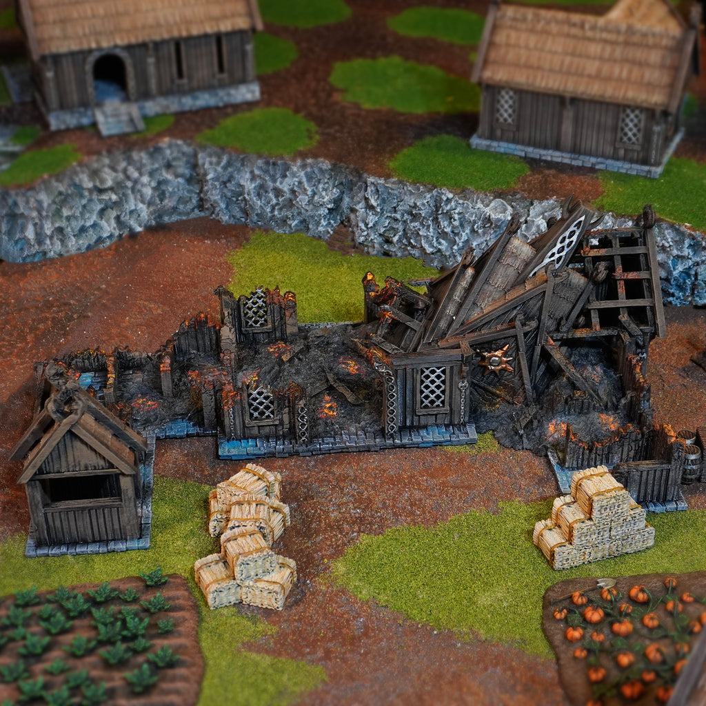 Royaume de Saxe Stable Conquest Creations Mittelerde Tabletop Gelände