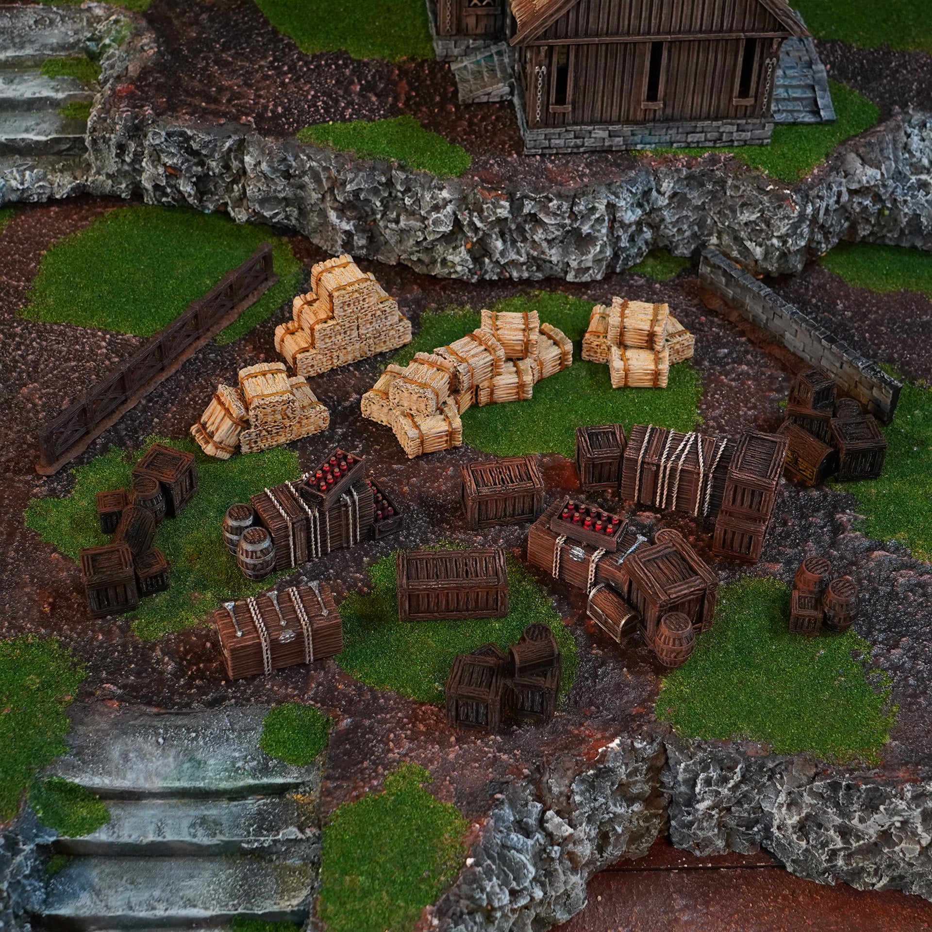 Scatter  Kingdom of Saxonia Herr der Ringe Tabletop Terrain Fantasy