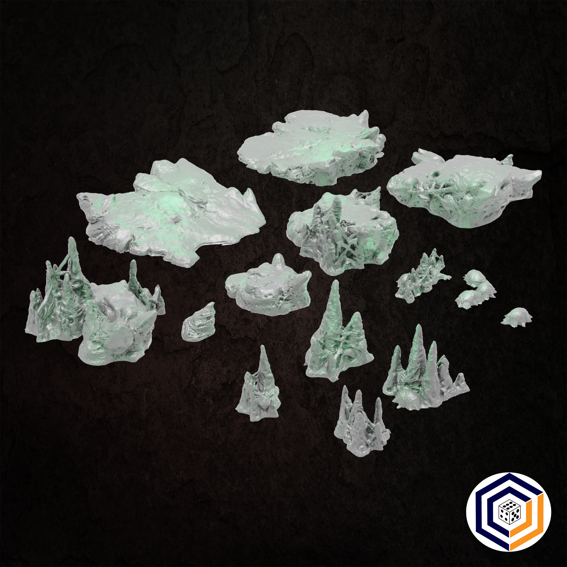 Conquest Creations - Spider Cave - Herr der Ringe -Fantasy Tabletop Terrain 28MM Scale