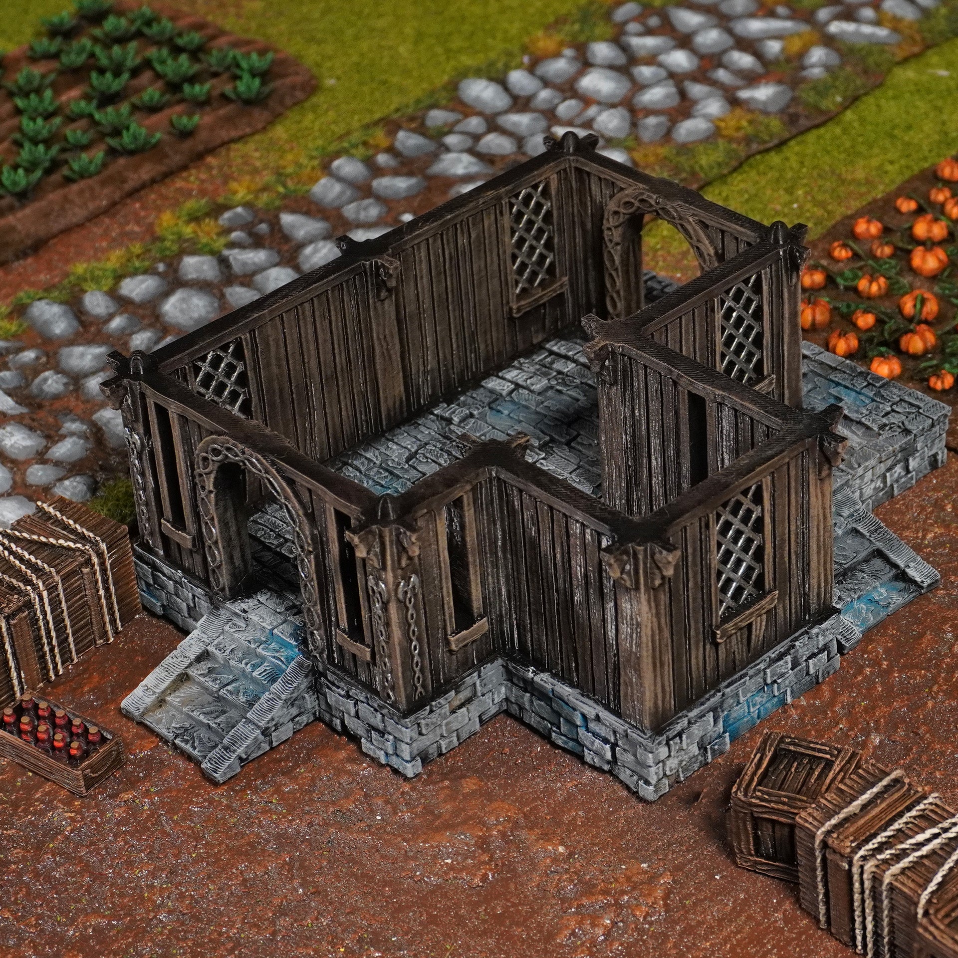 Kingdom of Saxonia Villager House  Conquest Creations Mittelerde Tabletop Gelände