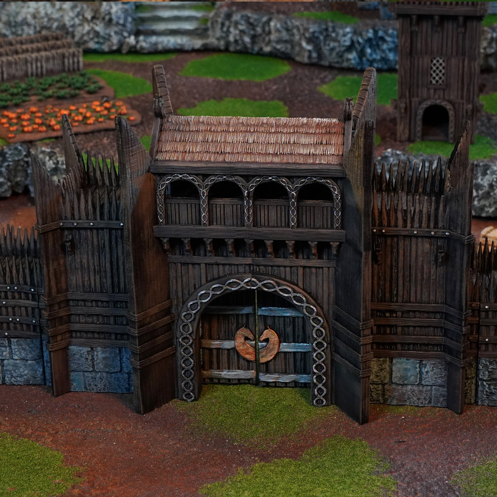 Kingdom of Saxonia Walls Conquest Creations Mittelerde Tabletop Gelände