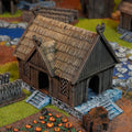 Royaume de Saxe Krieger Haus Conquest Creations Mittelerde Tabletop Gelände 28MM