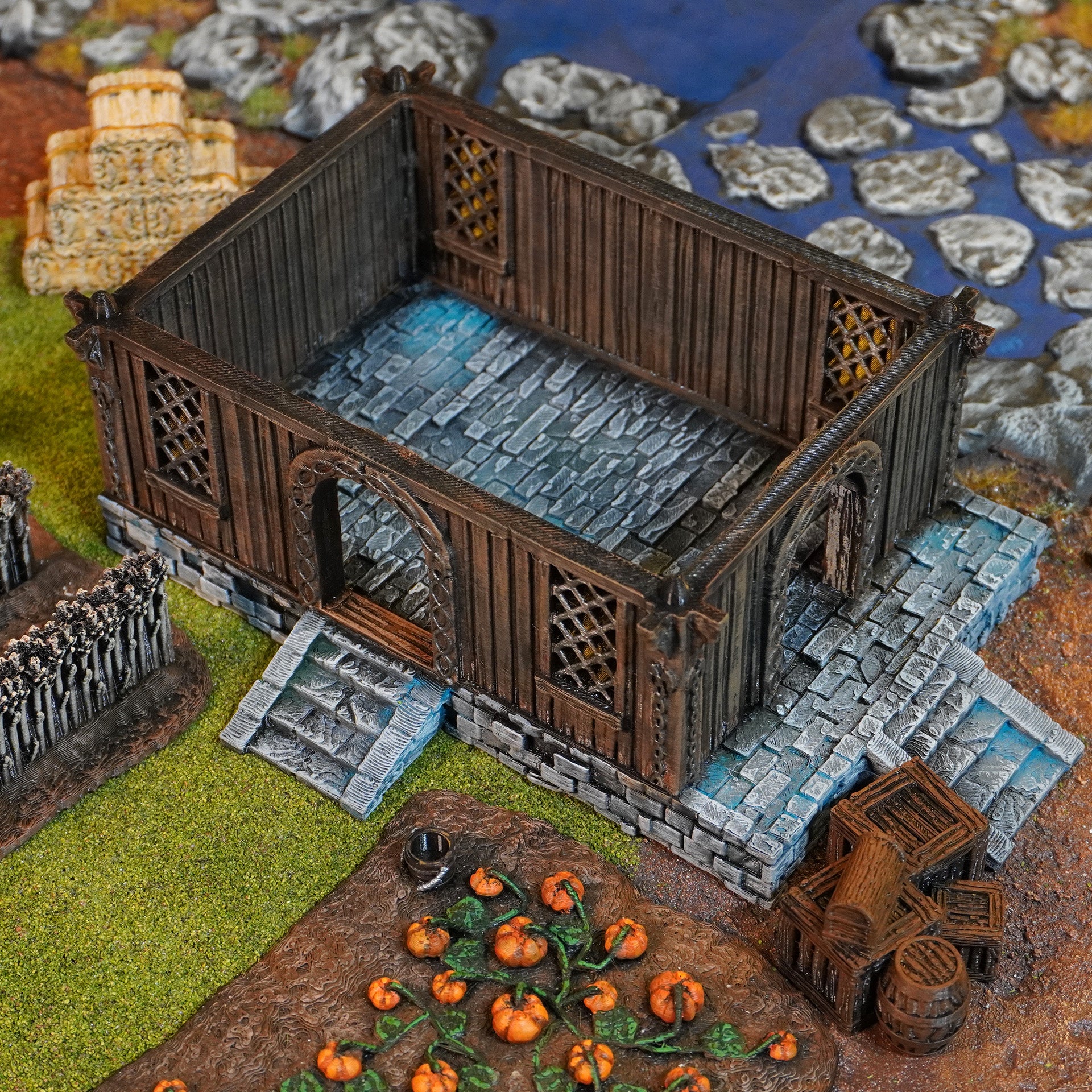 Kingdom of Saxonia 2 Haus Ruine Conquest Creations Mittelerde Tabletop Fantasy Gelände MESBG DnD