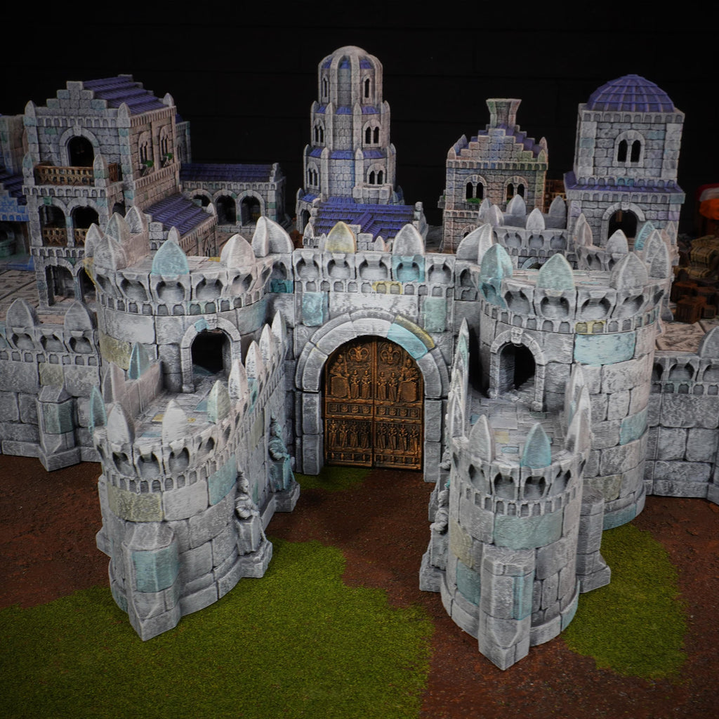 Walls & Gatehouse Kingdom of Tor Ithilas Conquest Creations Mittelerde Tabletop Gelände