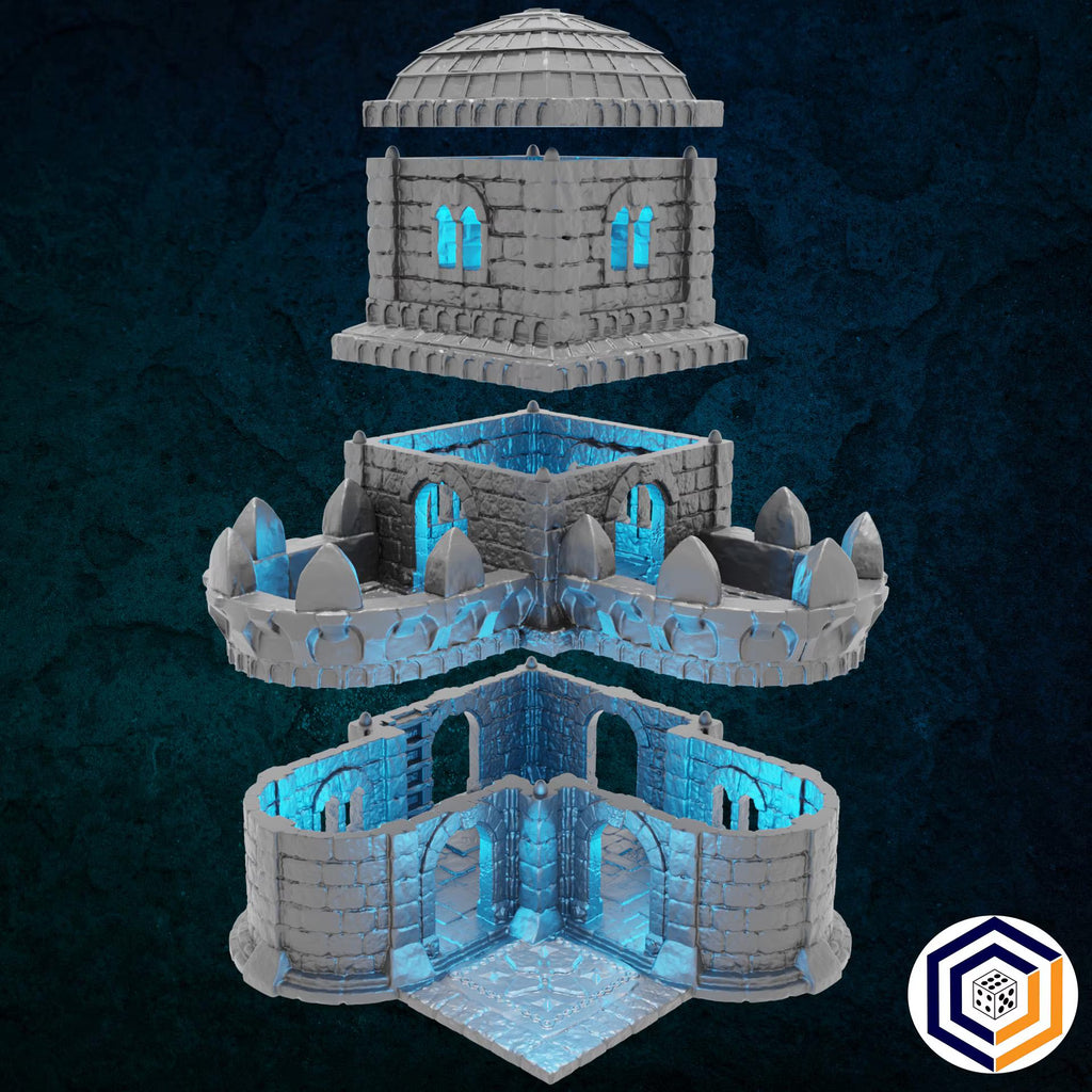 Barracks Kingdom of Tor Ithilas Conquest Creations Mittelerde Tabletop Gelände