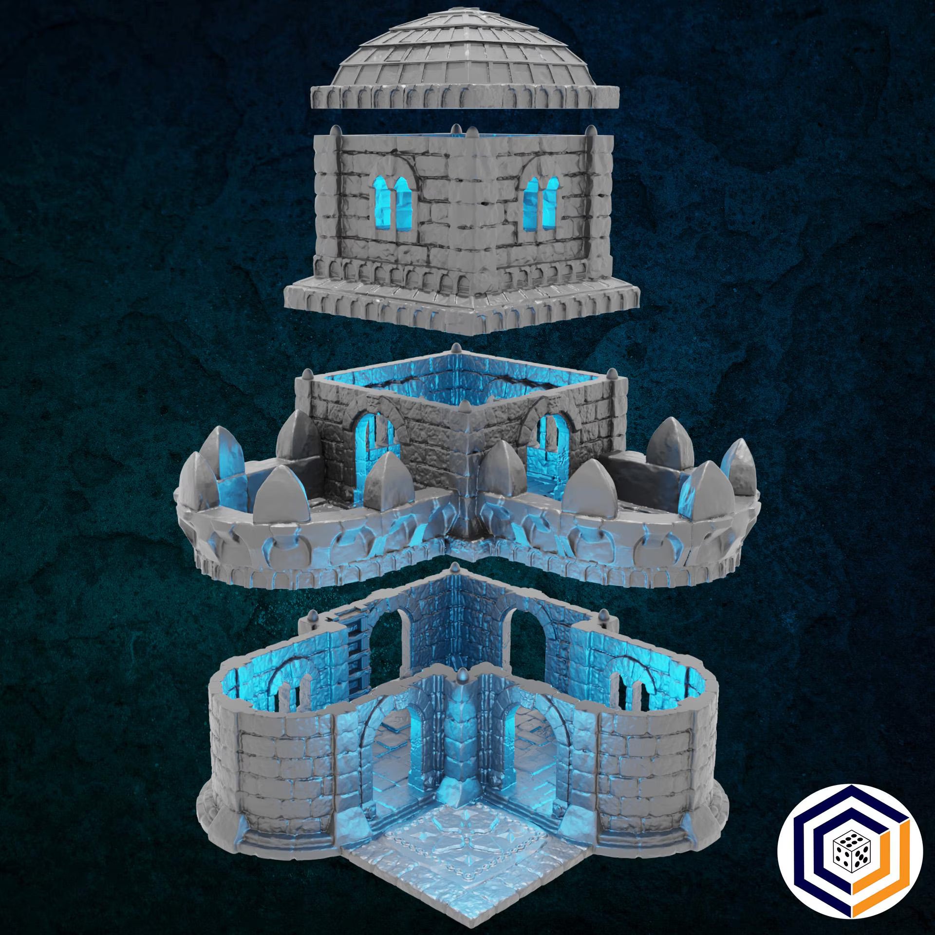 Barracks Kingdom of Tor Ithilas Conquest Creations Mittelerde Tabletop Gelände