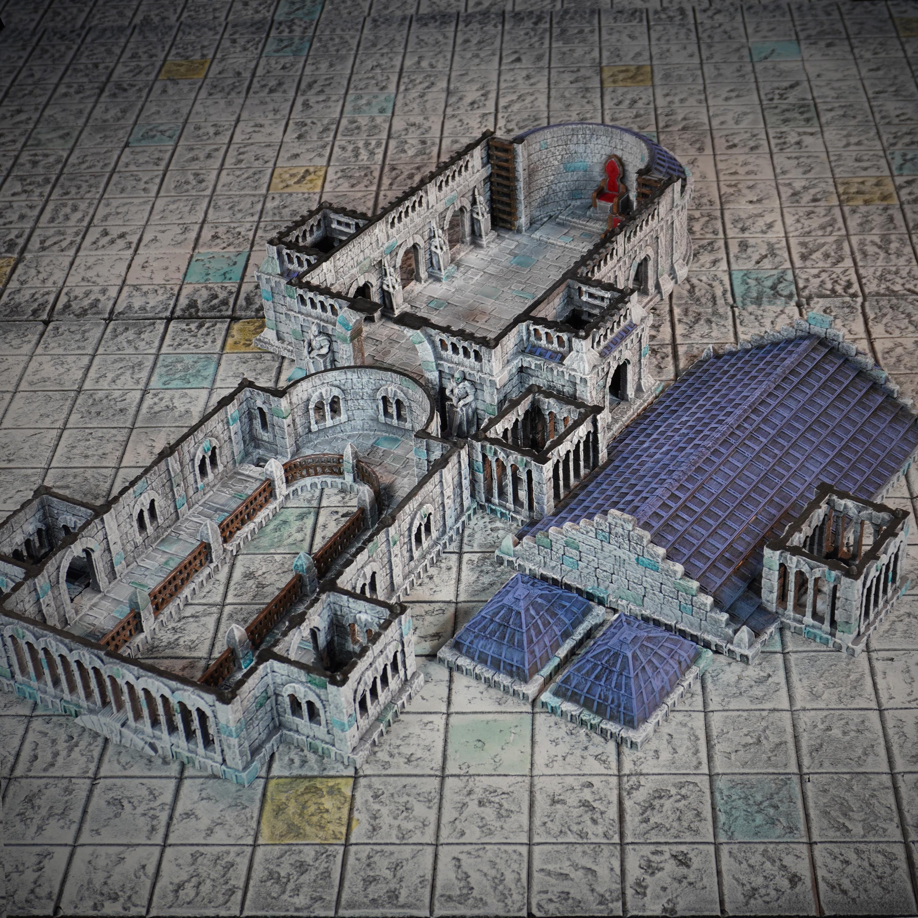 Hall of Kings Kingdom of Tor Ithilas Conquest Creations Mittelerde Tabletop Gelände MESBG DnD