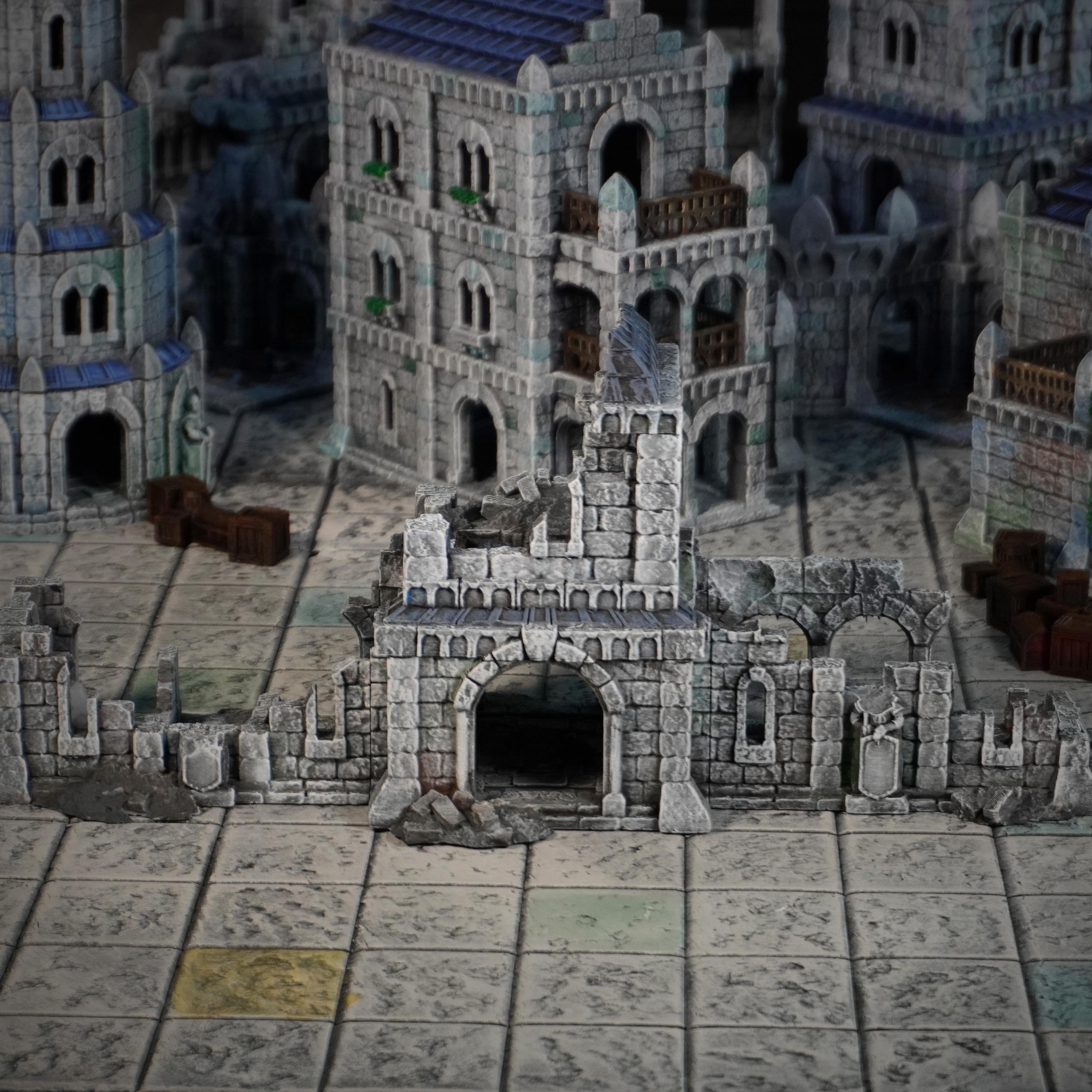 Stable Ruin Kingdom of Tor Ithilas Conquest Creations Mittelerde Tabletop Gelände