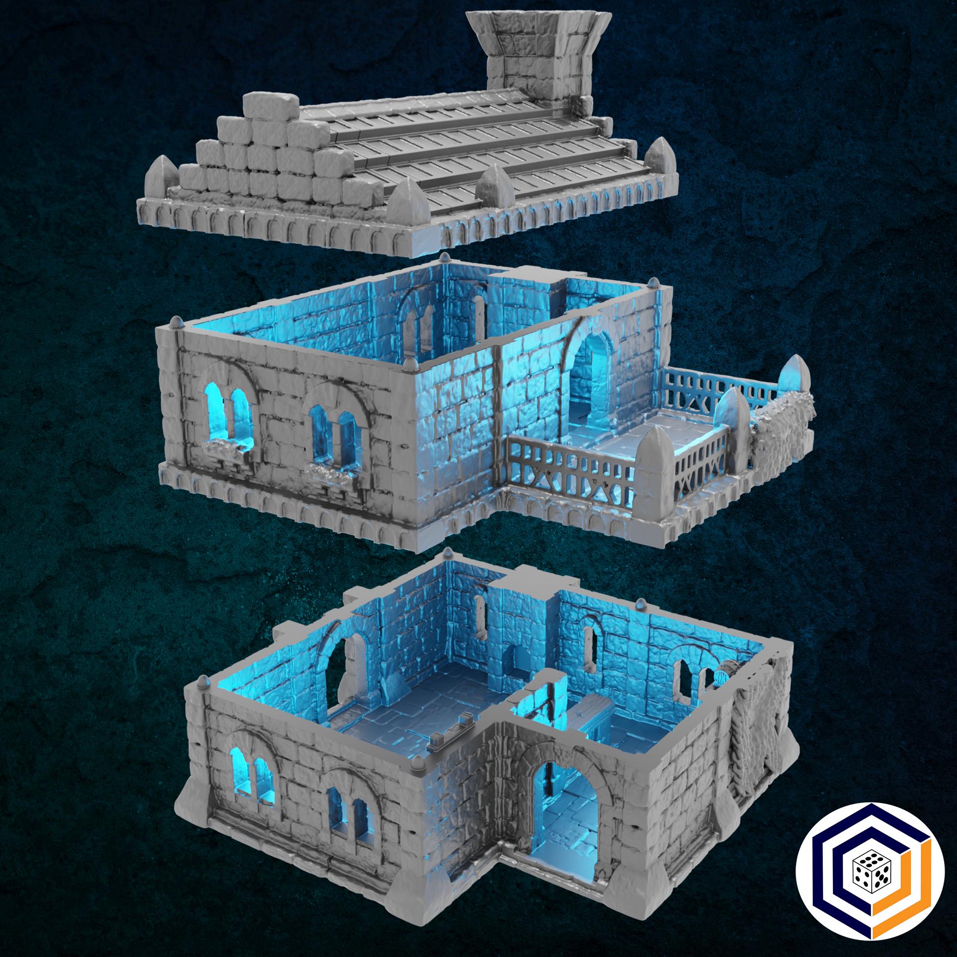 Tavern Kingdom of Tor Ithilas Conquest Creations Mittelerde Tabletop Gelände MESBG DnD