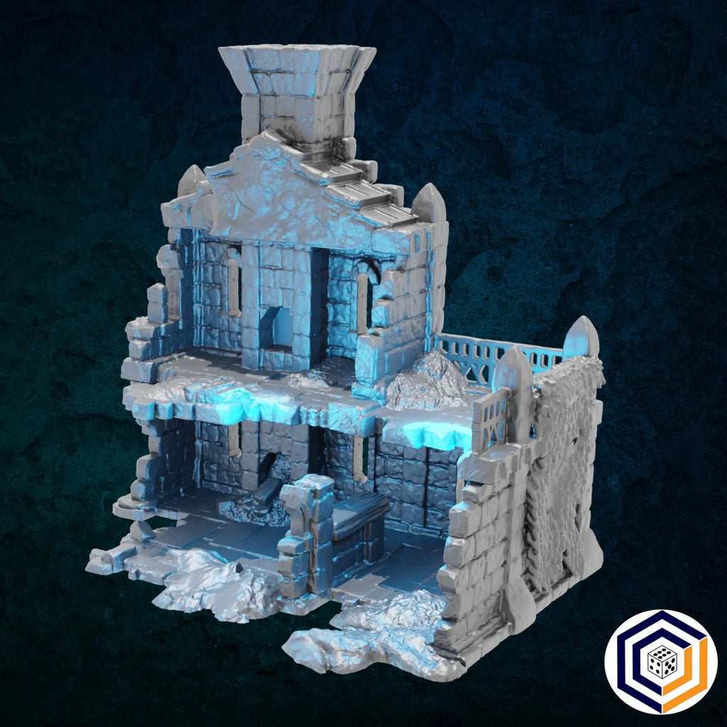 Tavern Ruin Kingdom of Tor Ithilas Conquest Creations Mittelerde Tabletop Gelände MESBG DnD