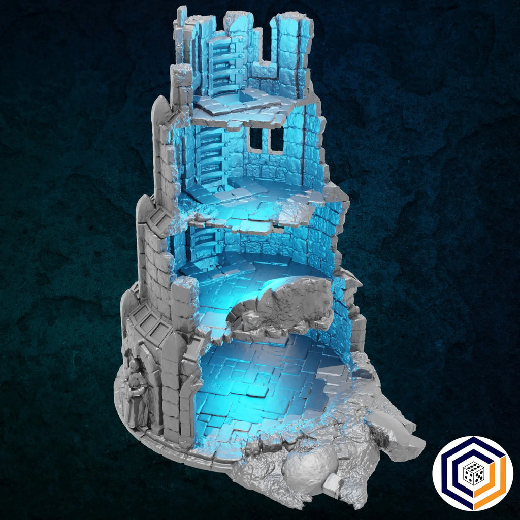 Tower Ruin Kingdom of Tor Ithilas Conquest Creations Mittelerde Tabletop Gelände MESBG DnD