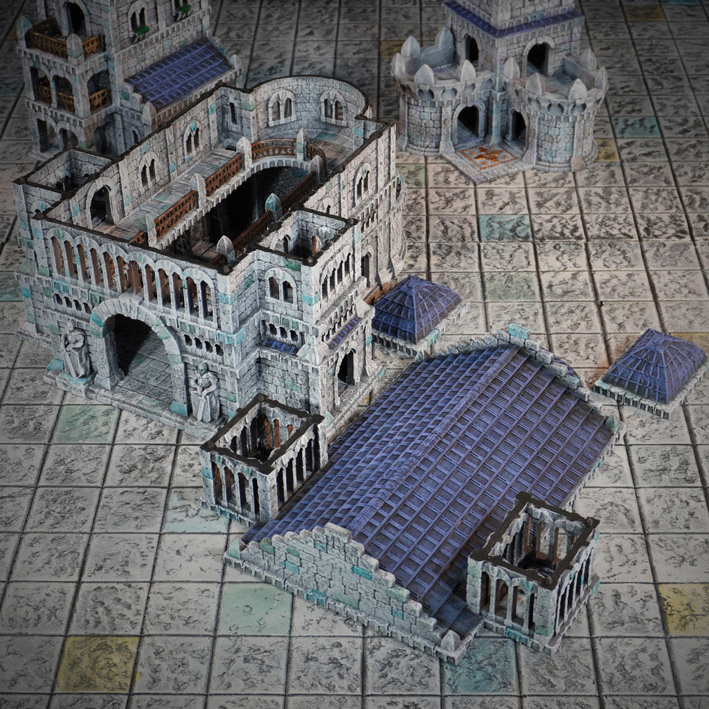 Salle des Rois Royaume de Tor Ithilas Conquest Creations Mittelerde Tabletop Gelände MESBG DnD
