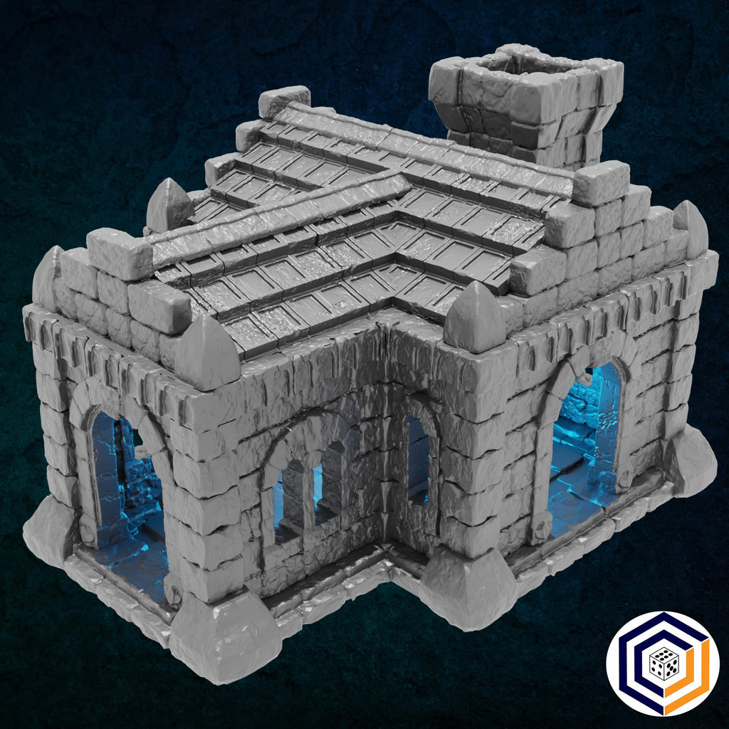 Maison Royaume de Tor Ithilas Conquest Creations Mittelerde Tabletop Gelände