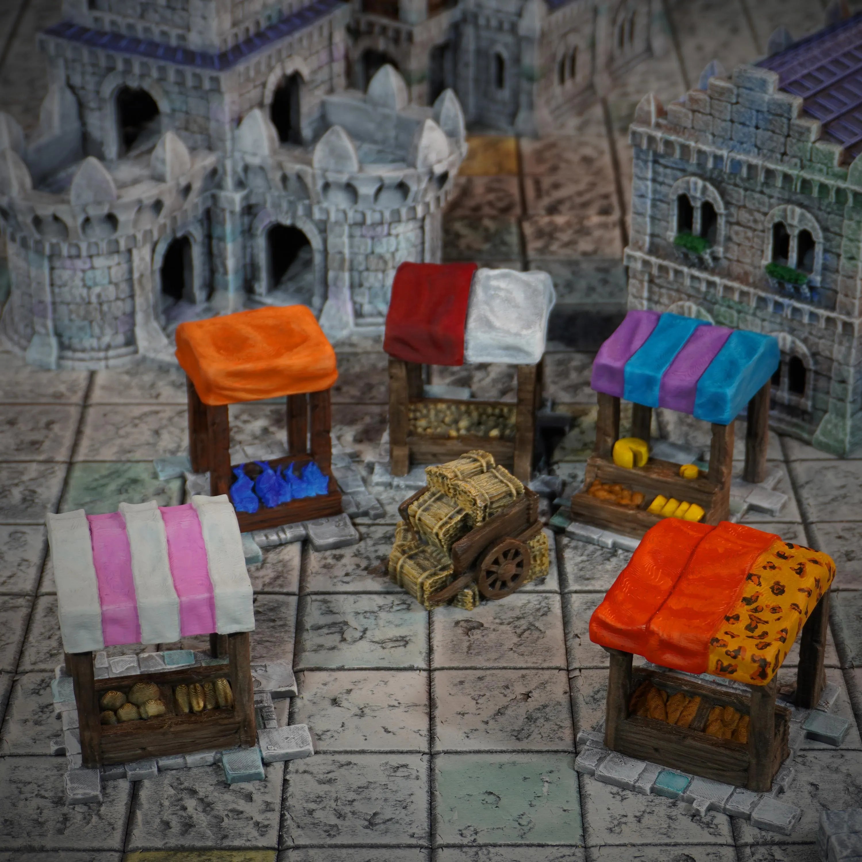 Market Kingdom of Tor Ithilas Conquest Creations Mittelerde Tabletop Gelände