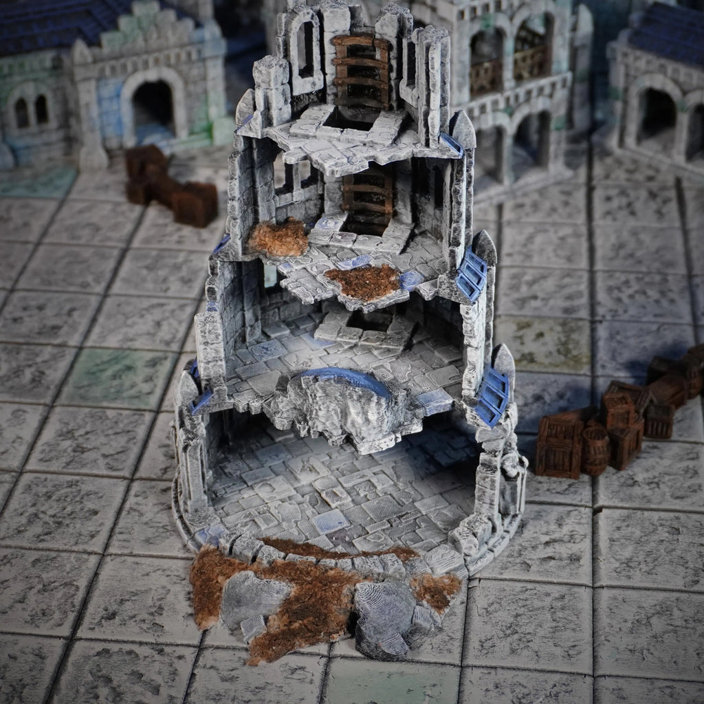 Tower Ruin Kingdom of Tor Ithilas Conquest Creations Mittelerde Tabletop Gelände MESBG DnD