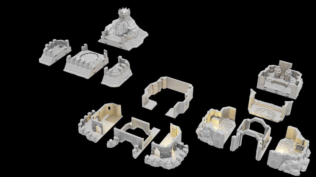 Kingdom of Durak Deep Great Hall Conquest Creations Mittelerde Tabletop Gelände