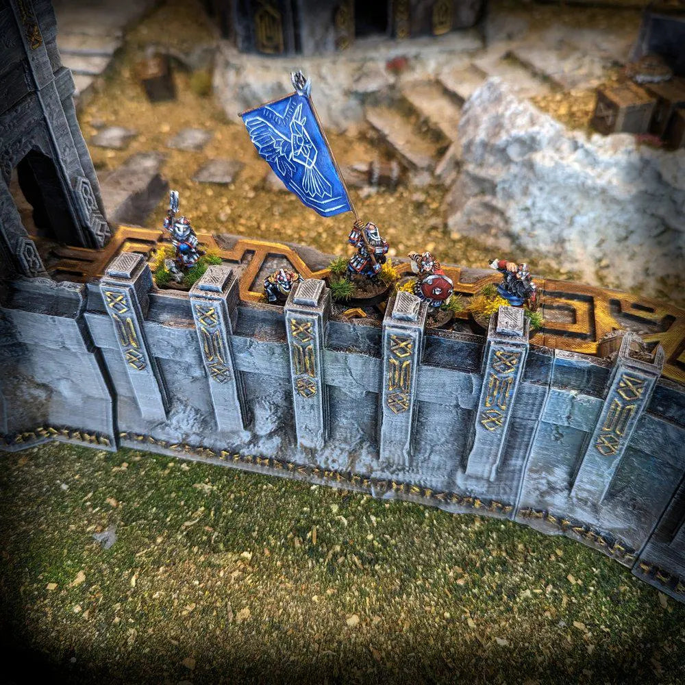 Kingdom of Durak Deep Modular Walls Conquest Creations Mittelerde Tabletop Gelände