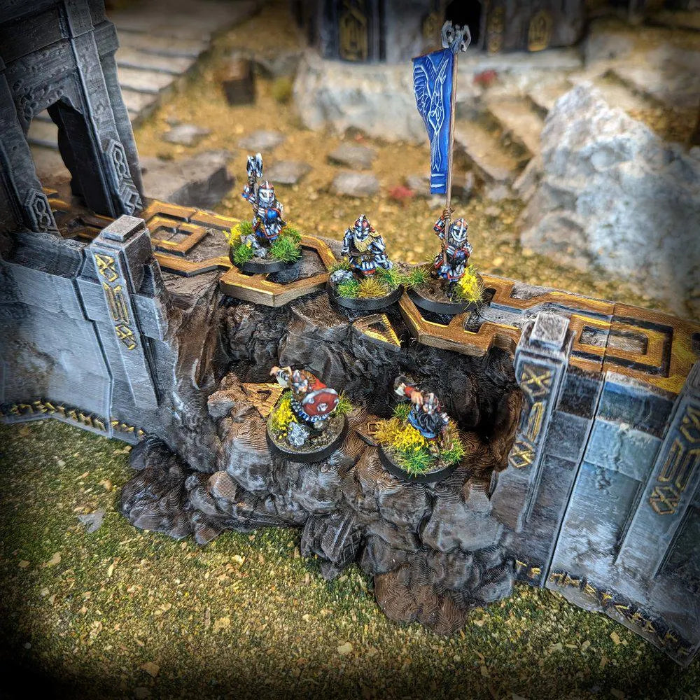 Kingdom of Durak Deep Modular Walls Conquest Creations Mittelerde Tabletop Gelände