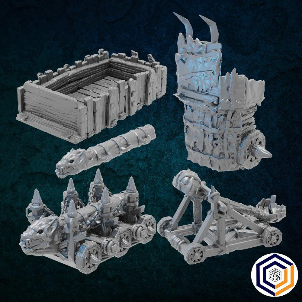 Siege Weapons Kingdom of Tor Ithilas Conquest Creations Mittelerde Tabletop Gelände