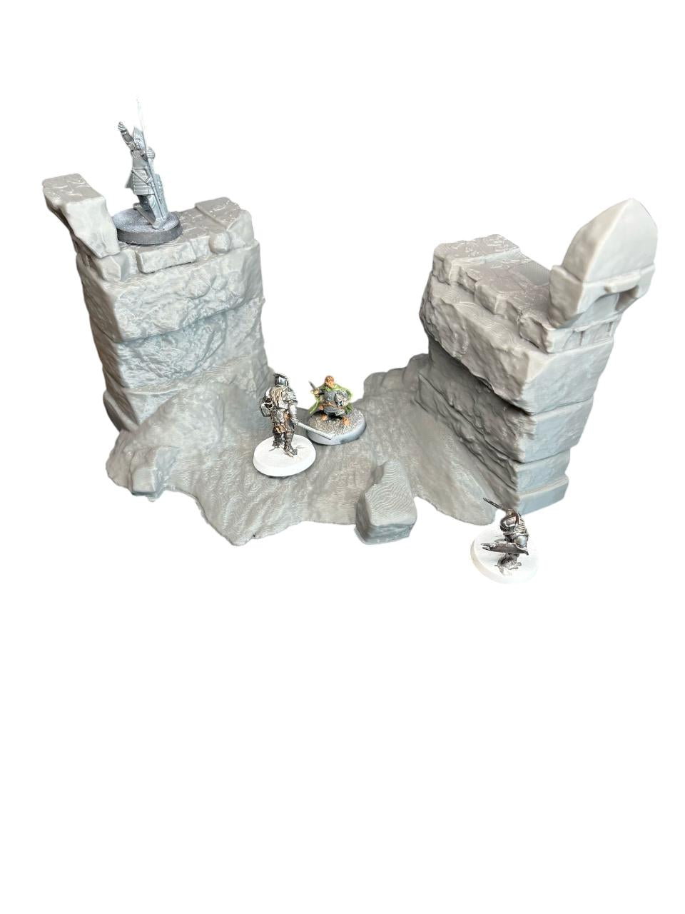 Walls & Gatehouse Kingdom of Tor Ithilas Conquest Creations Mittelerde Tabletop Gelände