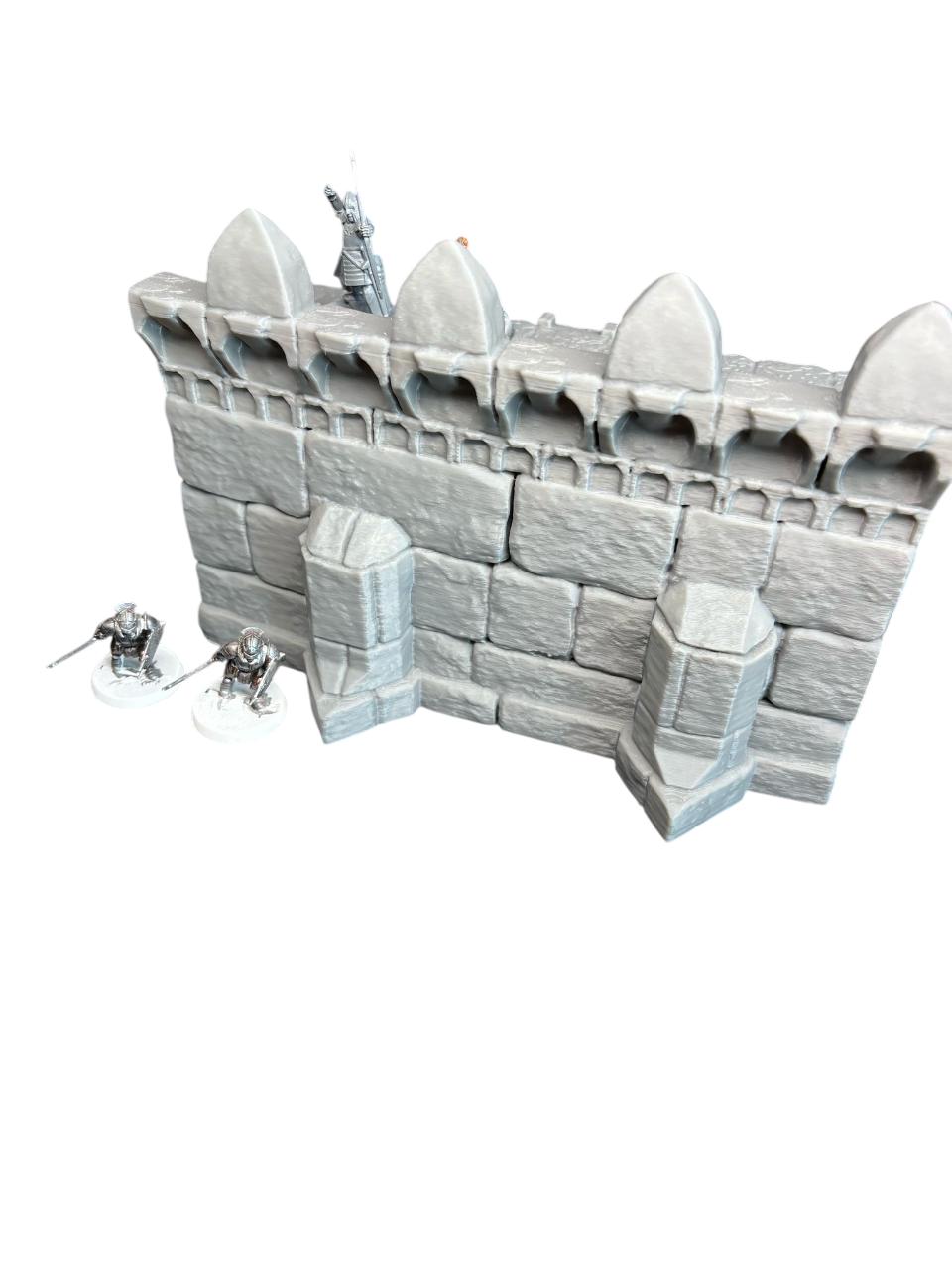 Walls & Gatehouse Kingdom of Tor Ithilas Conquest Creations Mittelerde Tabletop Gelände