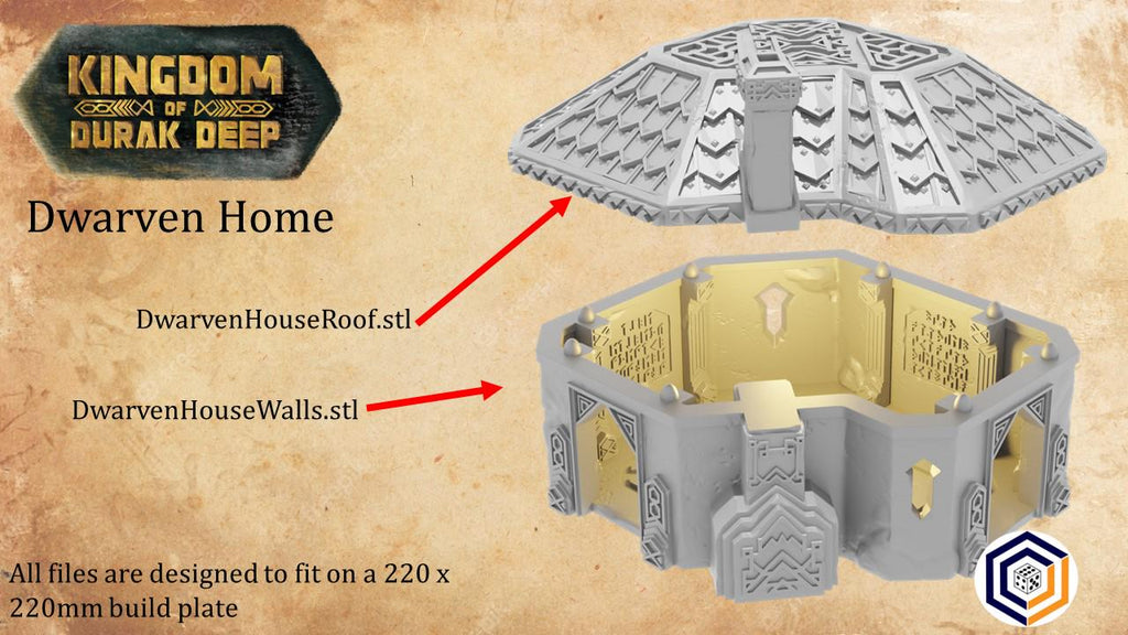 Kingdom of Durak Deep Well House  Conquest Creations Mittelerde Tabletop Gelände