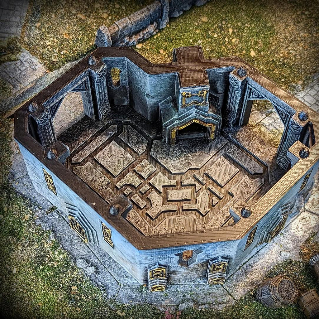 Maison de Zwergen Durak Deep | Créations de conquête| Plateau de table Gelände MESBG Fantasy